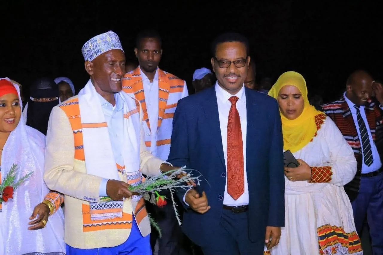 H.E. Haji Awol Arba on official Engagement