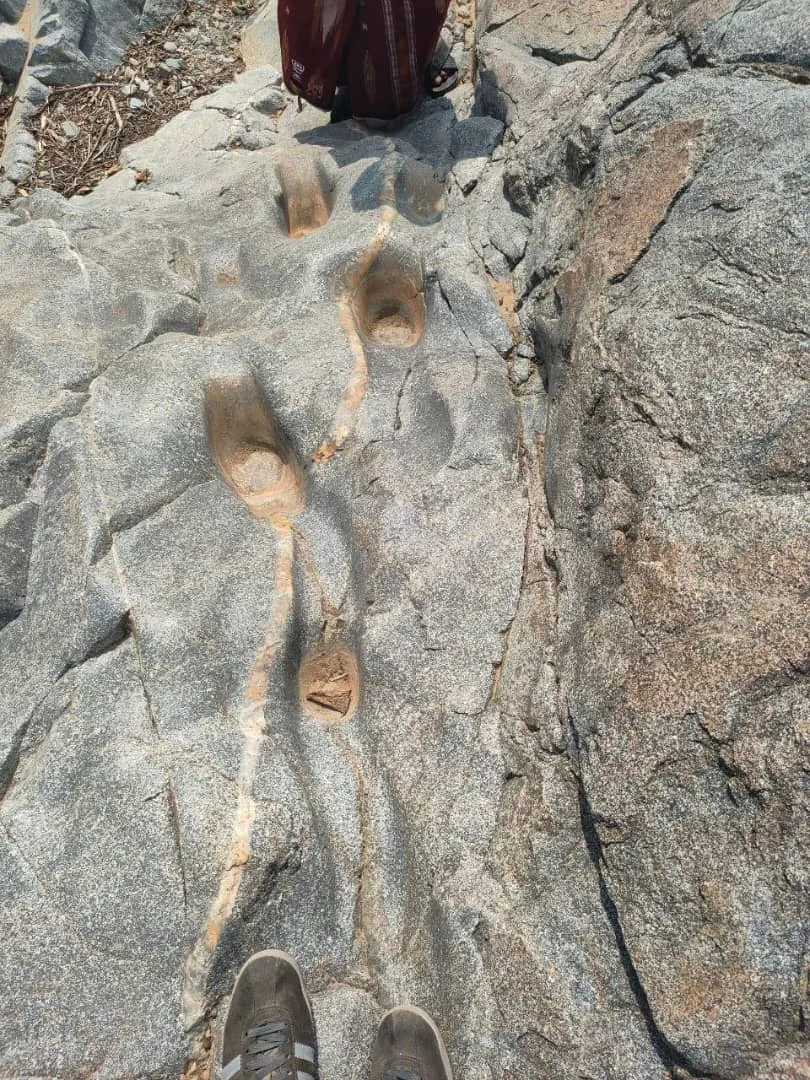 A rock feature shown in the supplied Kuneba sacred-heritage collection