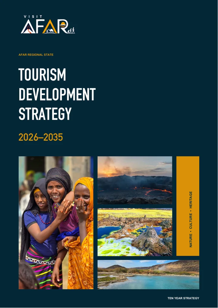 First-page cover of 10-Year Afar Tourism Development Strategy