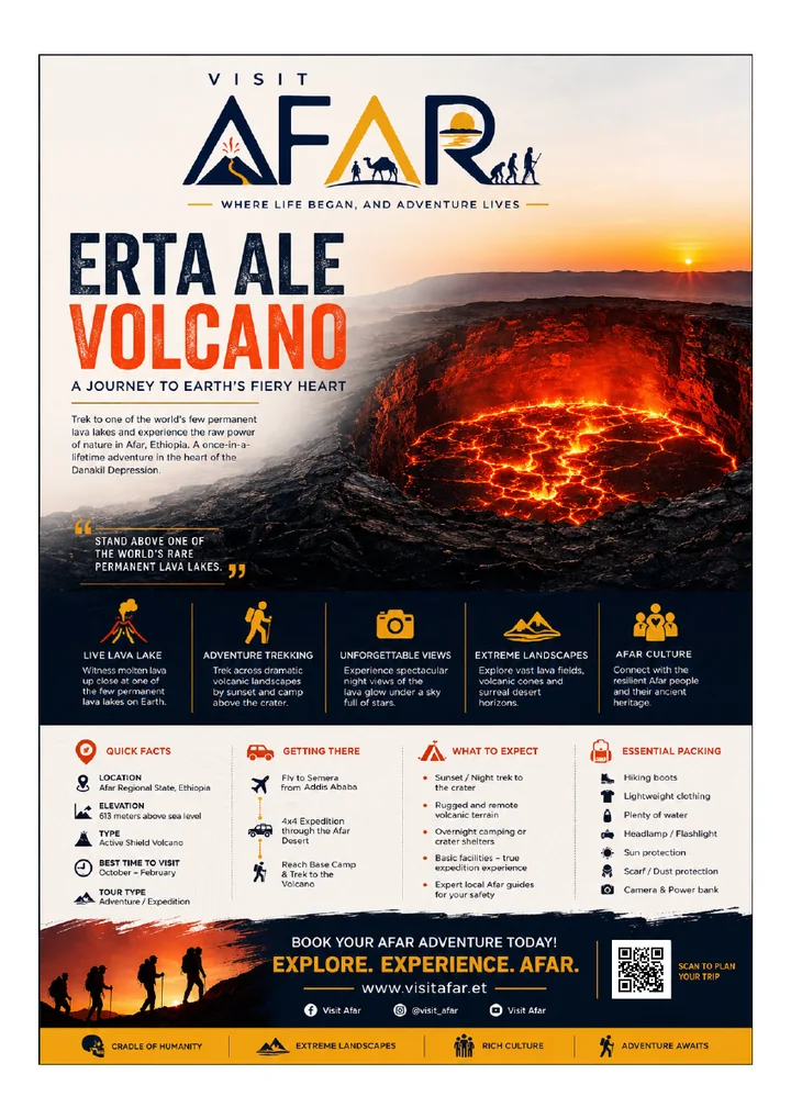 First-page cover of Erta Ale Volcano & the Danakil